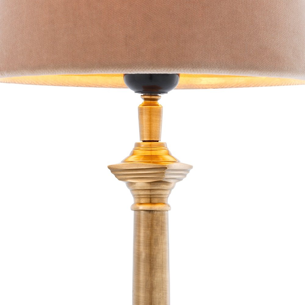  Eichholtz-Eichholtz Cologne S Table Lamp Antique Brass Finish Inc Shade-Gold 25 