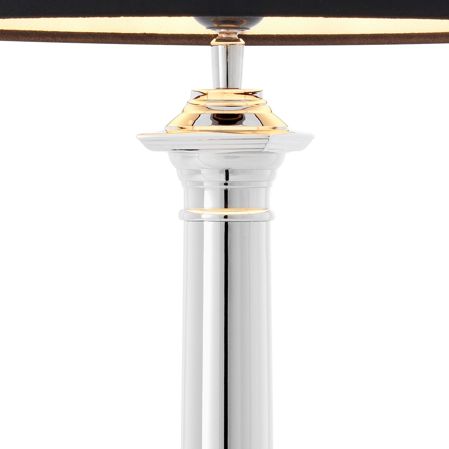  Eichholtz-Eichholtz Cologne L Table Lamp Nickel Finish inc Shade-Silver 77 