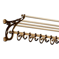 Eichholtz Hudson Coatrack 97cm Antique Brass Finish