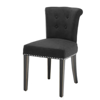 Eichholtz Key Largo Dining Chair Black Cashmere