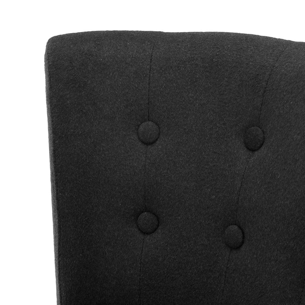 Eichholtz Key Largo Dining Chair Black Cashmere