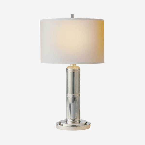 Andrew Martin Longacre Table Lamp Polished Nickel