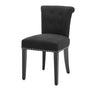 Eichholtz Key Largo Dining Chair Linen Black