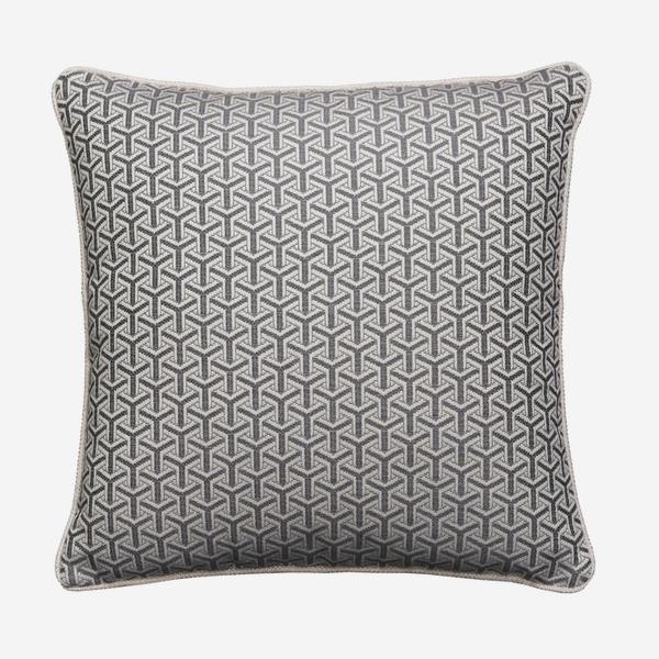 Andrew Martin Monte Cushion Storm made from Linen