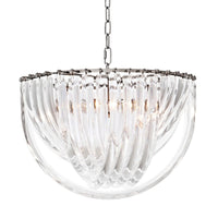 Eichholtz Murano Chandelier Nickel Finish