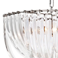 Eichholtz Murano Chandelier Nickel Finish