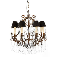 Eichholtz Luster Château de Biron Chandelier Antique Brass