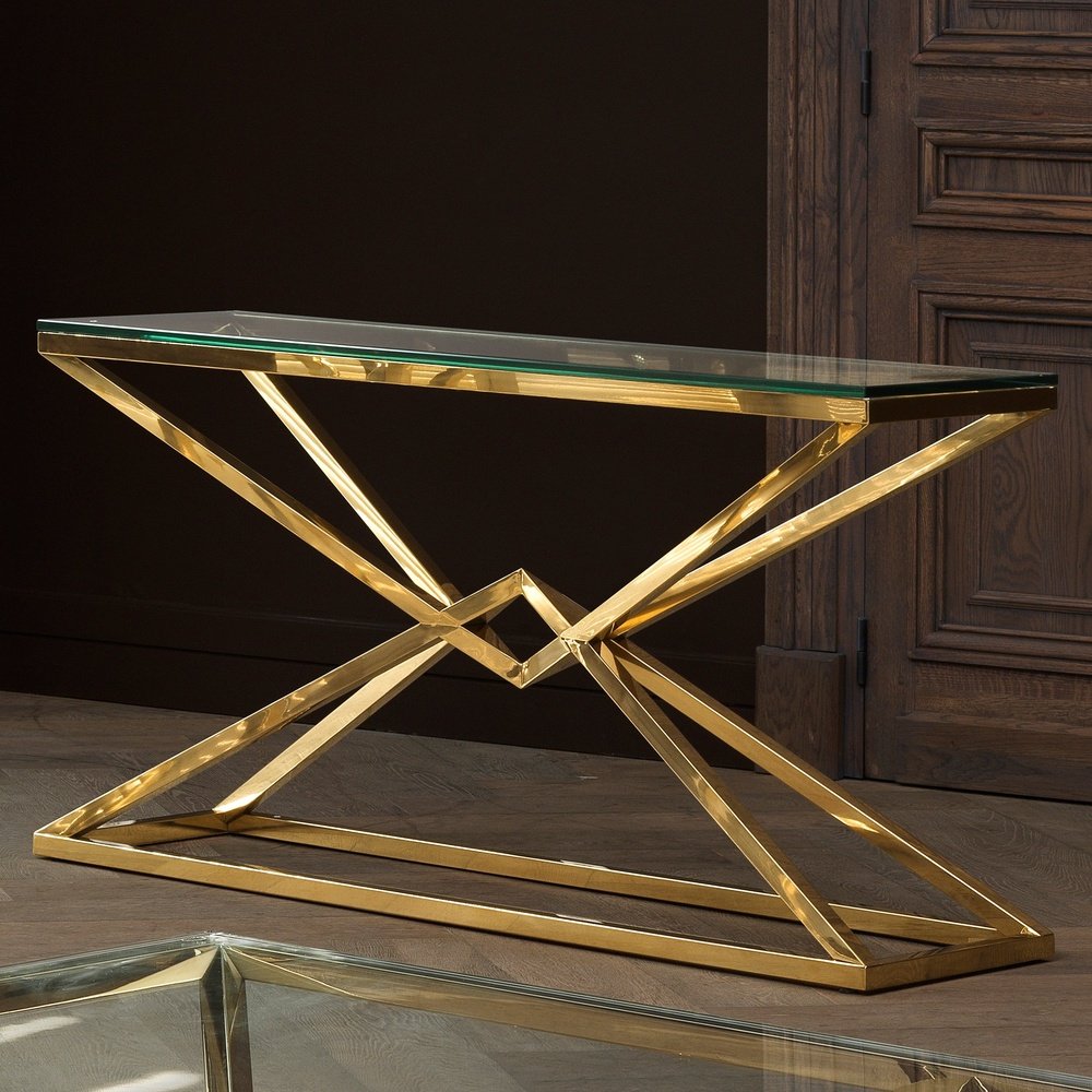 Eichholtz Connor Console Table Gold Finish