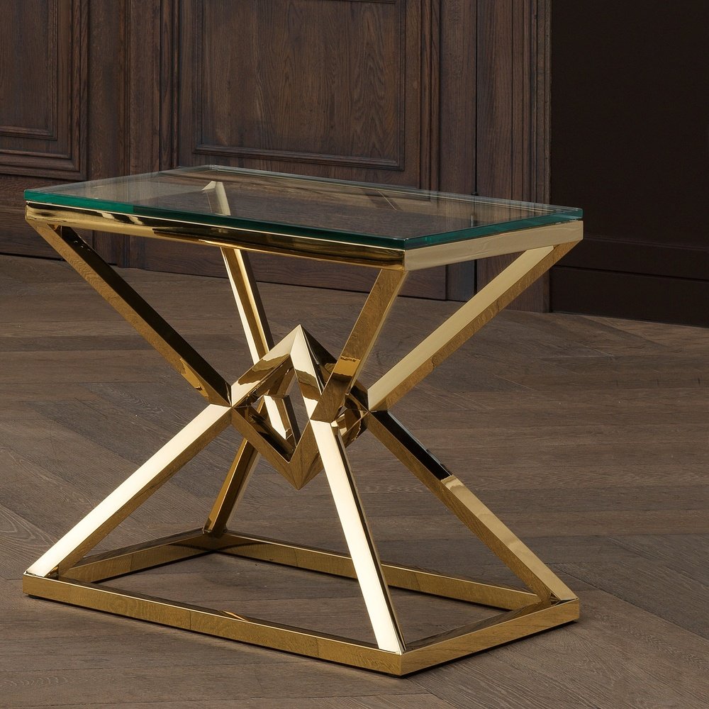 Eichholtz Connor Side Table Gold Finish