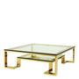 Eichholtz Huntington Coffee Table in Gold Finish