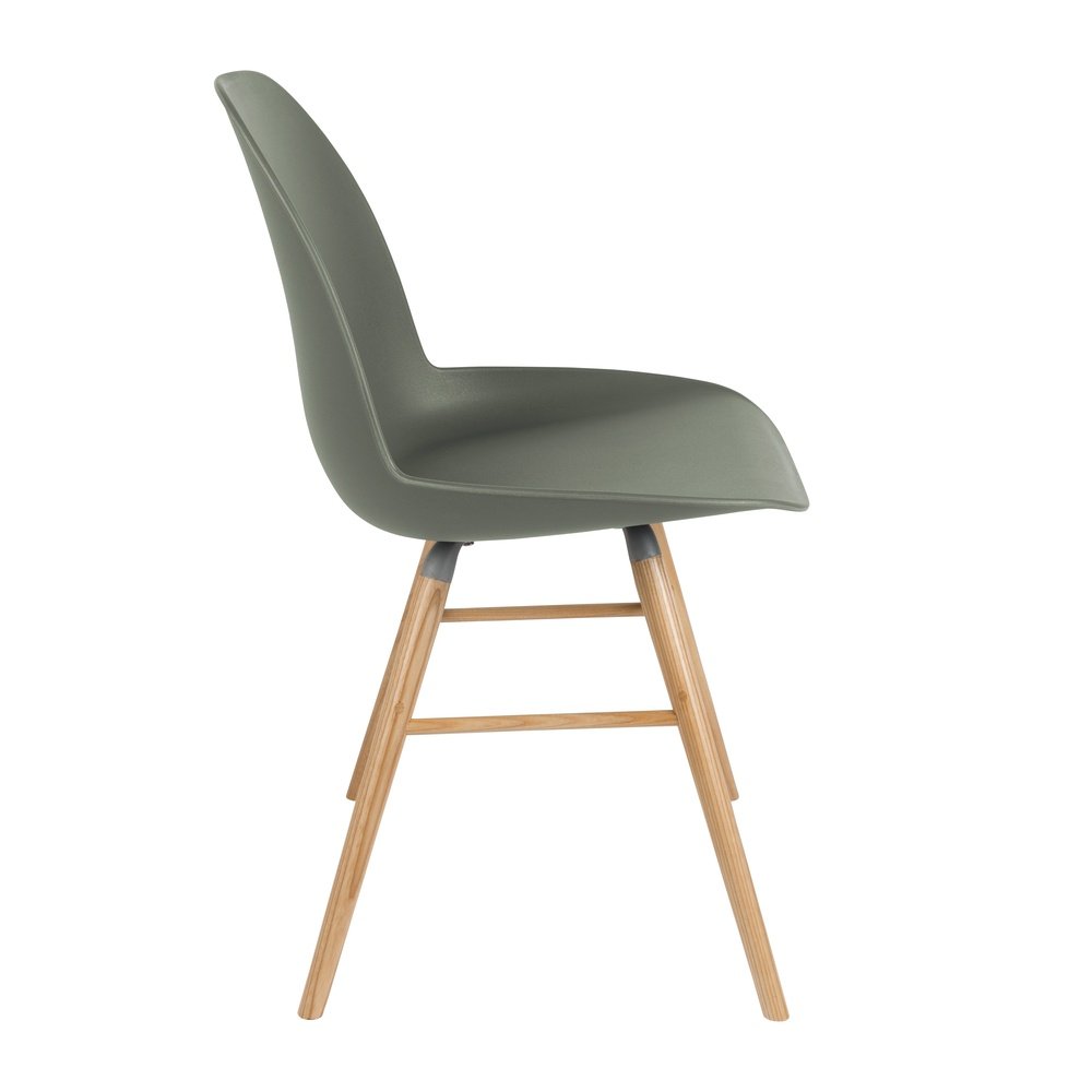  Zuiver-Zuiver Set of 2 Albert Kuip Dining Chairs Green-Green 09 