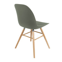 Zuiver Set of 2 Albert Kuip Dining Chairs Green