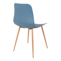 Olivia's Nordic Living Collection - Set of 2 Liv Dining Chairs in Blue