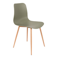 Olivia's Nordic Living Collection - Set of 2 Liv Dining Chairs in Green