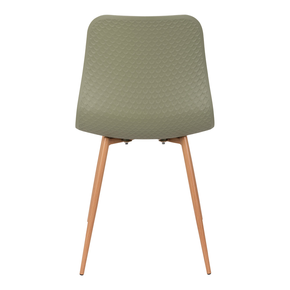 Olivia's Nordic Living Collection - Set of 2 Liv Dining Chairs in Green