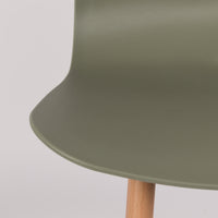 Olivia's Nordic Living Collection - Set of 2 Liv Dining Chairs in Green