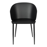 Olivia's Nordic Living Collection - Set of 2 Garth Dining Chairs in Black