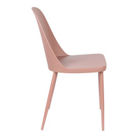 Olivia's Nordic Living Collection - Set of 2 Pascal Dining Chairs in Pink