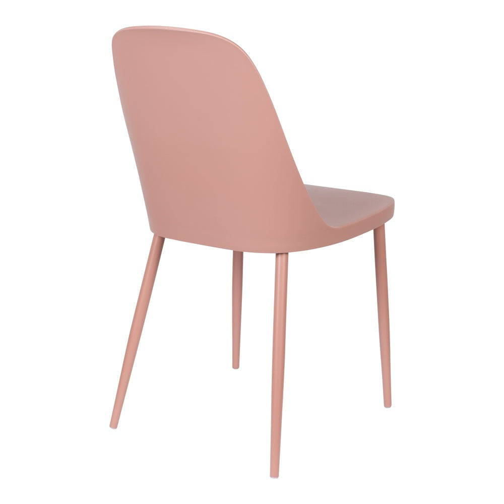 Olivia's Nordic Living Collection - Set of 2 Pascal Dining Chairs in Pink