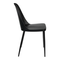 Olivia's Nordic Living Collection - Set of 2 Pascal Dining Chairs in Black