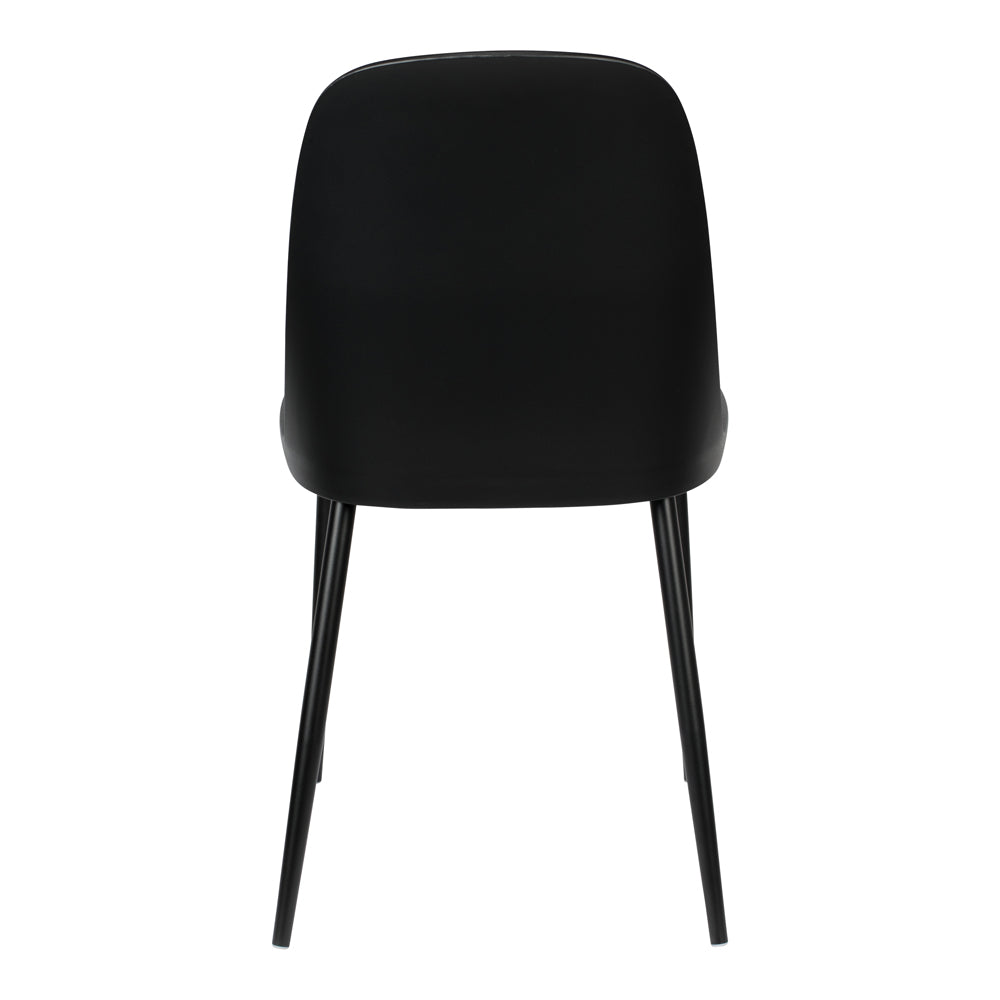 Olivia's Nordic Living Collection - Set of 2 Pascal Dining Chairs in Black
