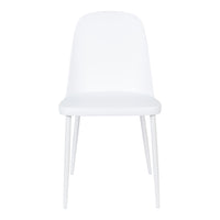 Olivia's Nordic Living Collection - Set of 2 Pascal Dining Chairs in White