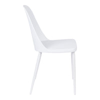 Olivia's Nordic Living Collection - Set of 2 Pascal Dining Chairs in White