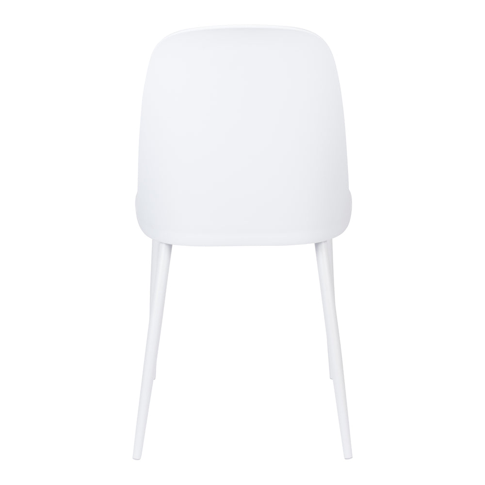 Olivia's Nordic Living Collection - Set of 2 Pascal Dining Chairs in White