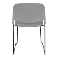 Olivia's Nordic Living Collection - Set of 4 Sven Stackable Dining Chairs in Grey