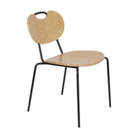 Olivia's Nordic Living Collection Set of 2 Asper Chairs in Natural