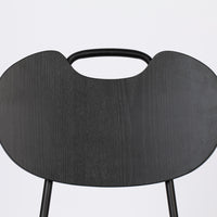 Olivia's Nordic Living Collection Set of 2 Asper Chairs in Black