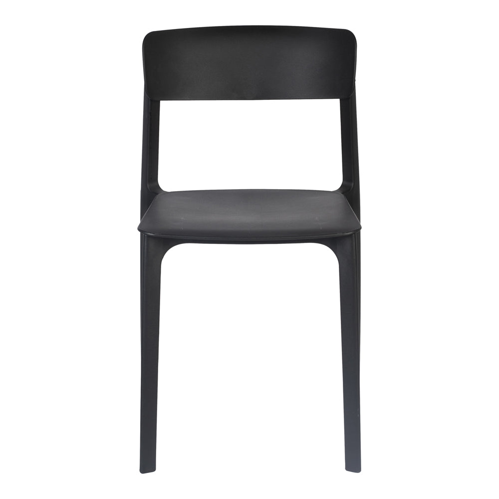 Black nordic online dining chair