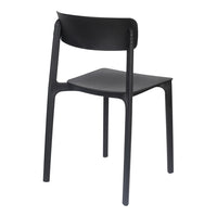 Olivia's Nordic Living Collection - Set of 4 Chi Dining Chairs in Black