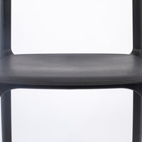 Olivia's Nordic Living Collection - Set of 4 Chi Dining Chairs in Black