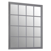 Olivia's Grey Panel Rectangular Mirror