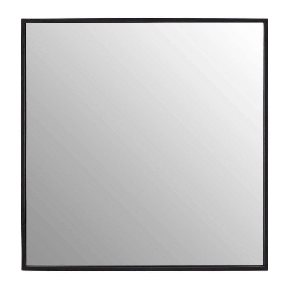 Soft Industrial Collection Large Square Wall Mirror - Black Premier 1