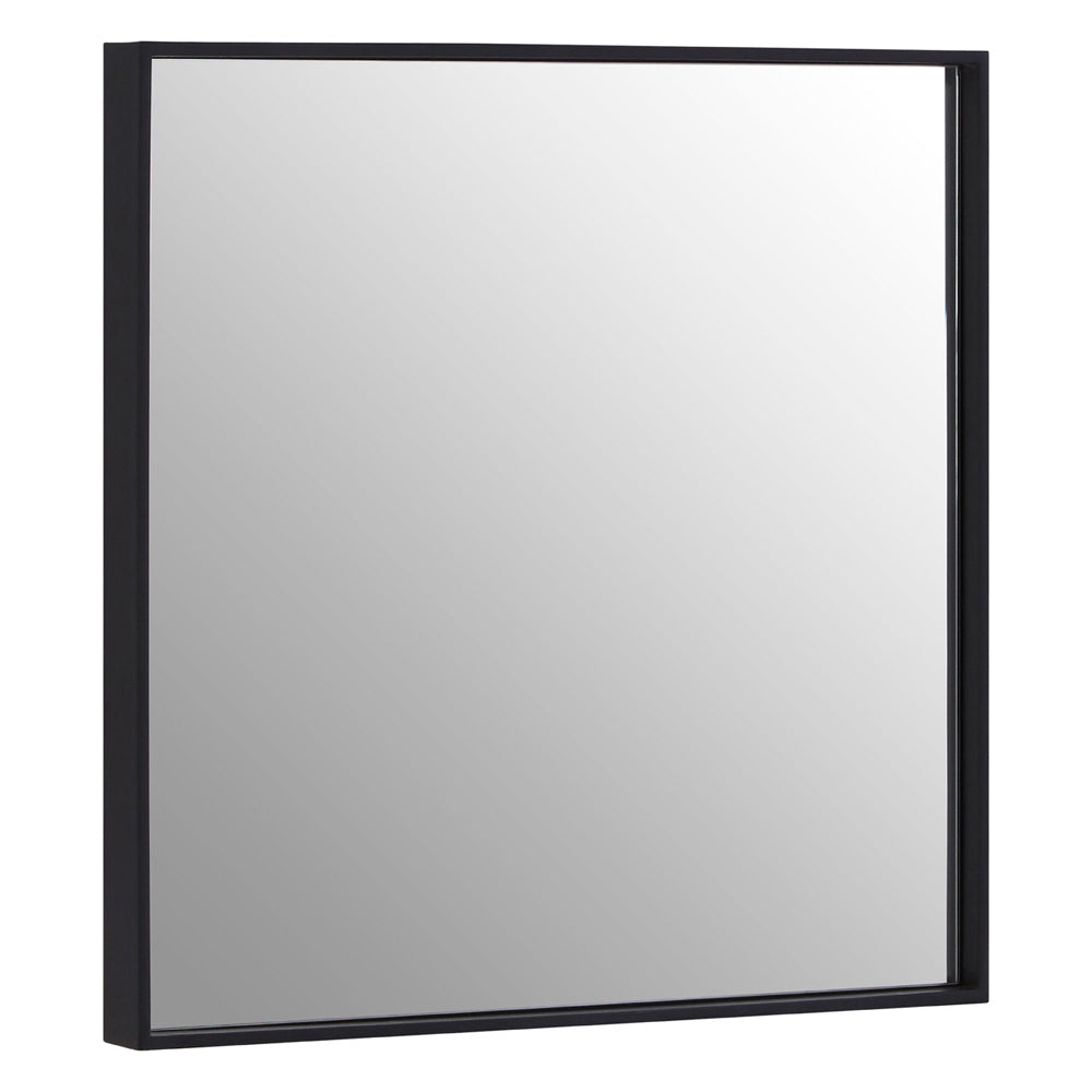 Soft Industrial Collection Large Square Wall Mirror - Black Premier 2
