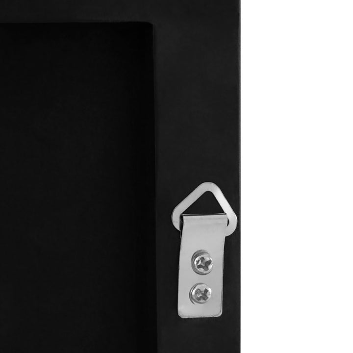 Soft Industrial Collection Large Square Wall Mirror - Black Premier 5