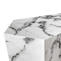 Eichholtz Set of 3 Prudential Coffee Table White Faux Marble