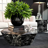 Eichholtz Diamond Coffee Table in Faux Black Marble