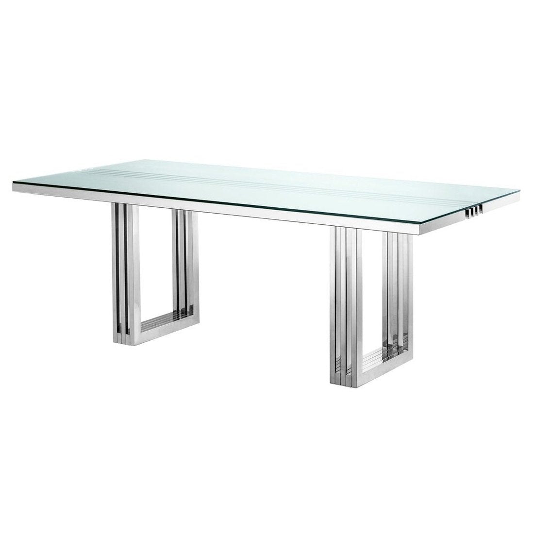  Eichholtz-Eichholtz Garibaldi Dining Table in Chrome-Silver 21 