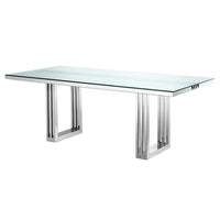 Eichholtz Garibaldi Dining Table in Chrome