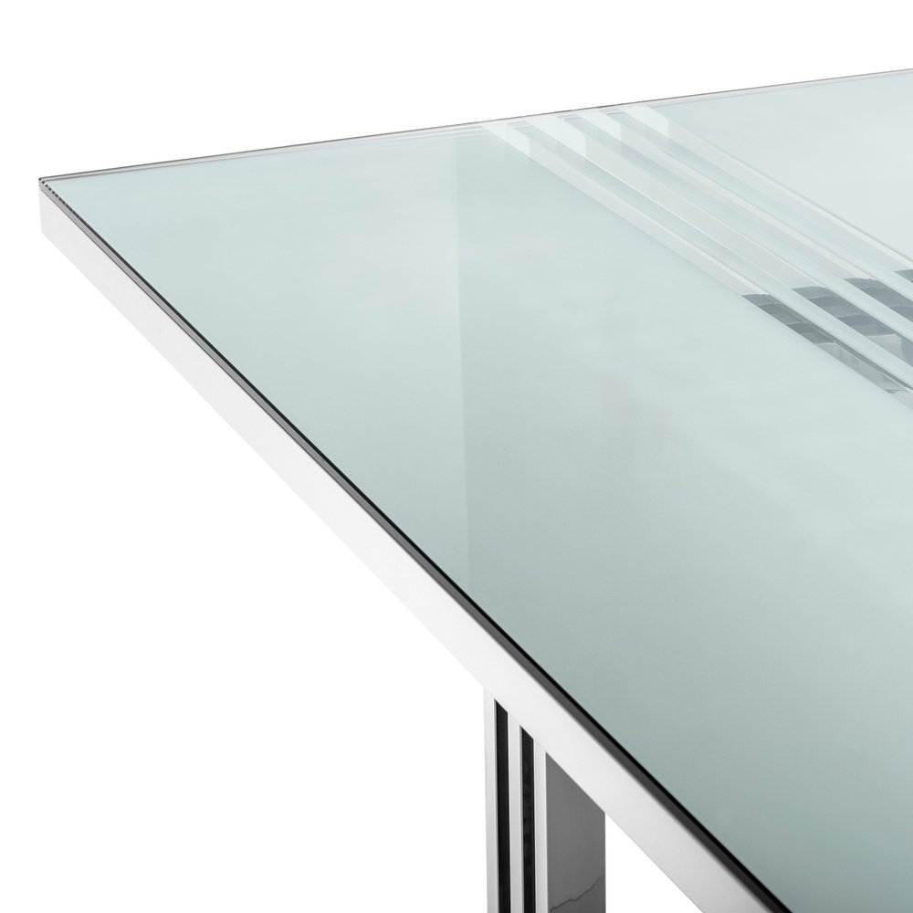  Eichholtz-Eichholtz Garibaldi Dining Table in Chrome-Silver 89 