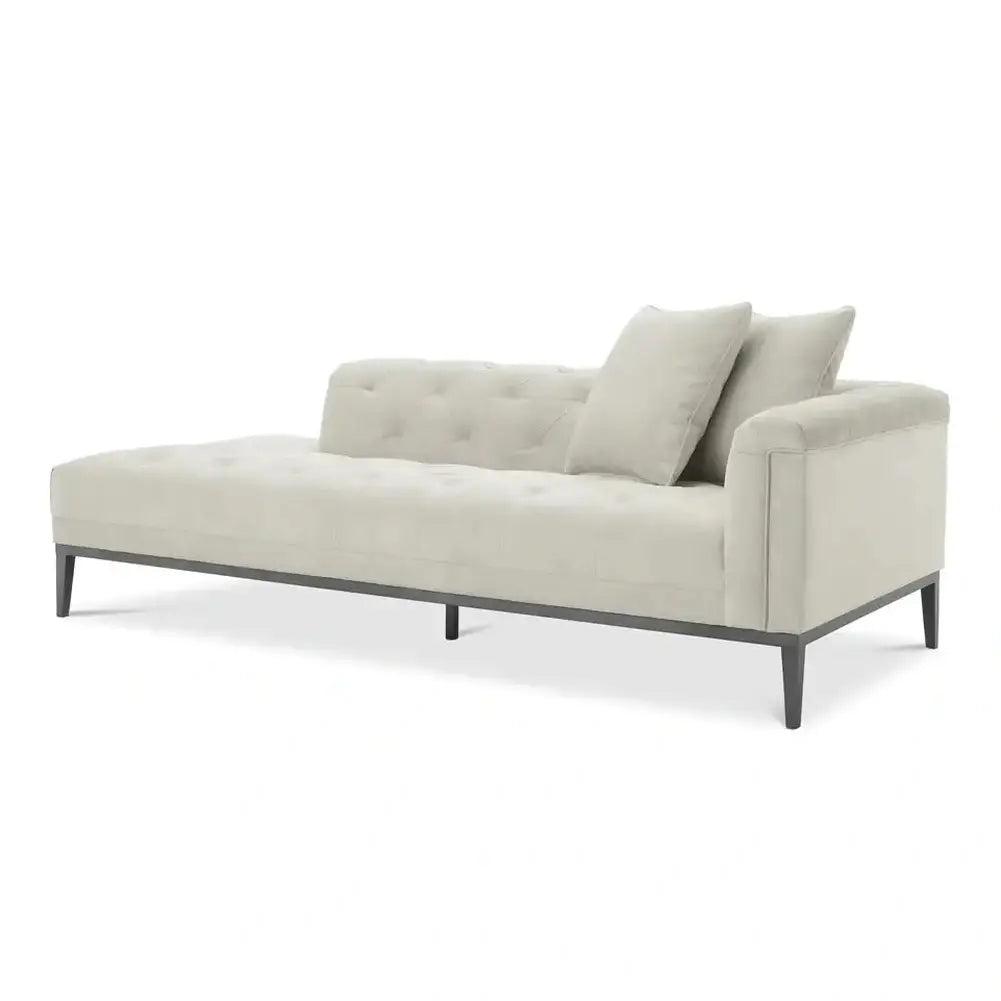 Cesare Right Lounge Sofa Cesare - Pebble Grey Eichholtz 2
