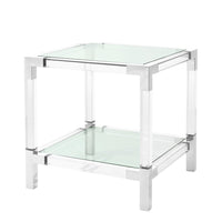 Eichholtz Royalton Side Table Polished Stainless Steel