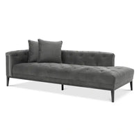 Eichholtz Cesare Left Lounge Sofa Cesare in Granite Grey