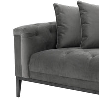 Eichholtz Cesare Left Lounge Sofa Cesare in Granite Grey