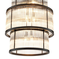 Eichholtz Chandelier Palmera Bronze Highlight Finish