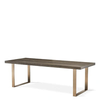 Eichholtz Melchior Dining Table in Brown Oak Veneer