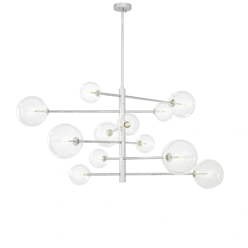 Eichholtz Argento Chandelier in Nickel Finish